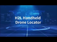 1.5km Sistema de Frequência de Rádio Anti-Drone de mão com baixo erro 700+ tipos de drones comerciais.