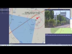 Radar de detecção de UAV de faixa X de 10 km com capacidade de emissão ativa