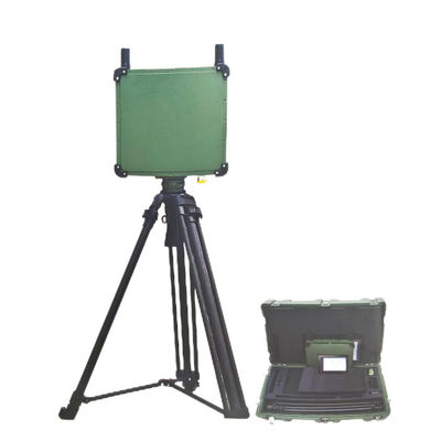 Escaneamento rápido estabiliza o radar de segurança da fronteira, radar de vigilância terrestre, banda C.
